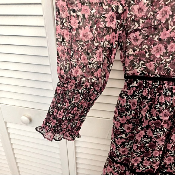 NWOT Zara floral midi dress size XL - Picture 2 of 4